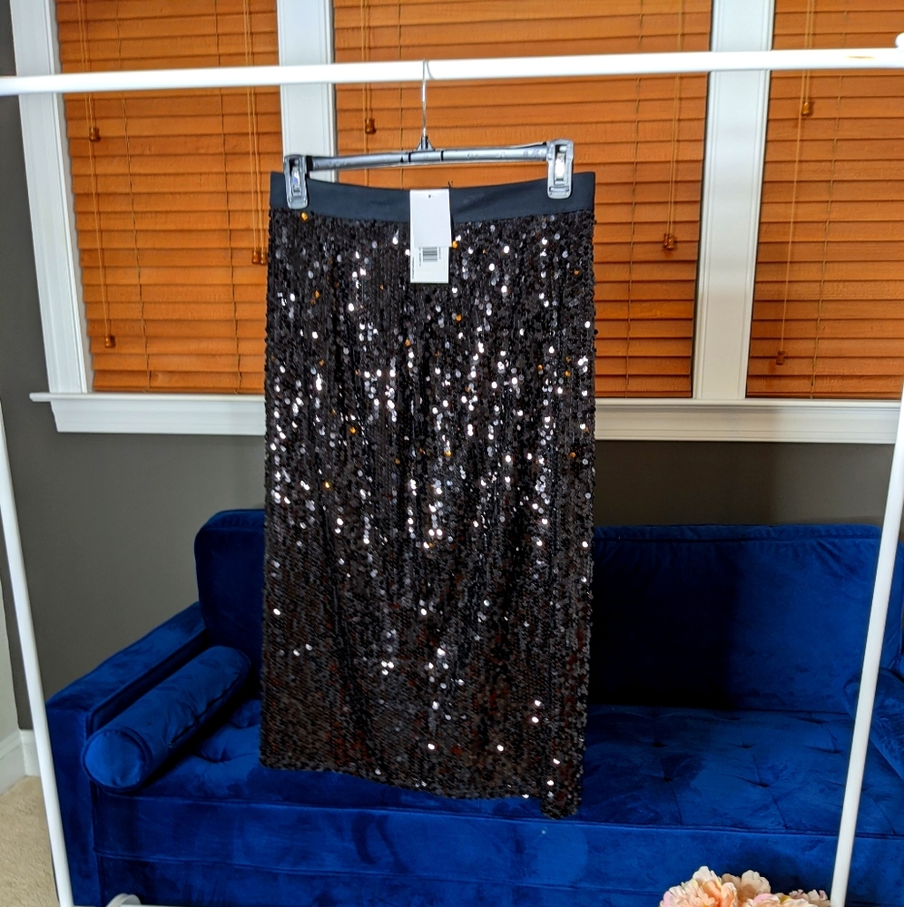 Black Sequin Dress